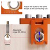Doweling Jig Drill Kit 3 in 1 Aluminum Alloy Anodized