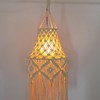Smallterm Lamp Shades Macrame Light Shade Boho Lampshades for Ceiling
