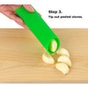 Sinnsally Garlic Peeler Skin Remover Roller,Easy Quick to Peeled Garlic