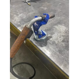 Unbranded Mig Welding Torch Stand Magnetic Holder Fits All Standard Mig Guns Torches Blue