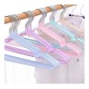 24x7 Paquete 100 Ganchos Ropa Metalicos Antiderrapantes Mayoreo