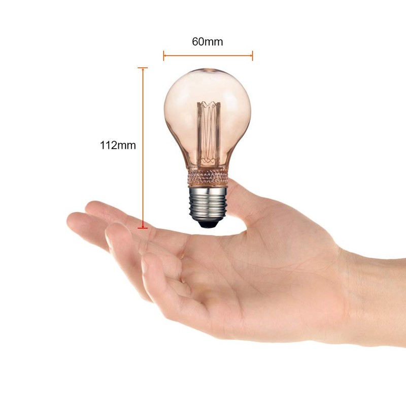 Tecnolite Lamp LED A19 Tipo FILAMENTO 2W 2000K E27