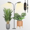 GLOWRIUM Grow Light with Stand,2-Head LED Plant Light for Indoor