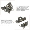 sourcing map Hasp Latch, 43 x 50mm Butterfly Decorative Retro