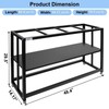 HONYTA Fish Tank Stand Heavy Duty Metal Aquarium Stand 55