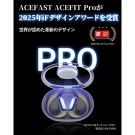 ACEFAST Open Earphones, LED Atmosphere Breathing Light, Bluetooth 5.4, Fully Wireless, Running Sports Earphones, Lightweight, No Blocking Ears, Quick Charging, Type C, Microphone Included, Noise