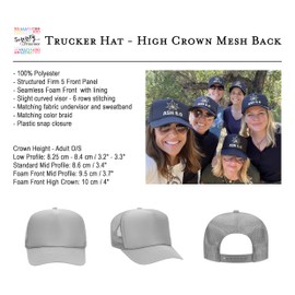 Kappa Kappa Gamma Sorority Trucker Hat - Navy Kappa Cap - KKG Gifts