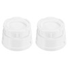 PATIKIL 3 Inch PVC Pipe End Caps Connector, Pack of