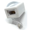 RJ45 to BT Socket Adaptor for Secondary Phone Line Telephone