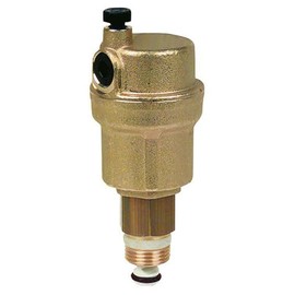 Robocal Automatic Quick Bleeder Type 5027 Brass Sand-Coated with Shut-Off Valve