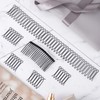 ANCIRS 6 Pack Hair Finishing Fixer Comb, U Shape Hair