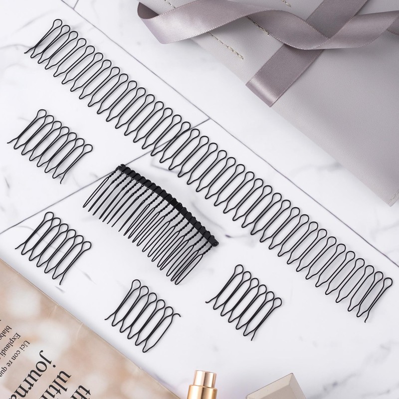 ANCIRS 6 Pack Hair Finishing Fixer Comb, U Shape Hair