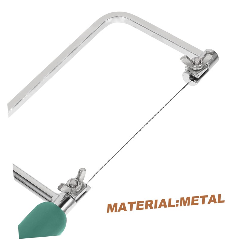 TEHAUX Small Metal Hacksaw Jewelry Accessory Jewelers Bow Saw for