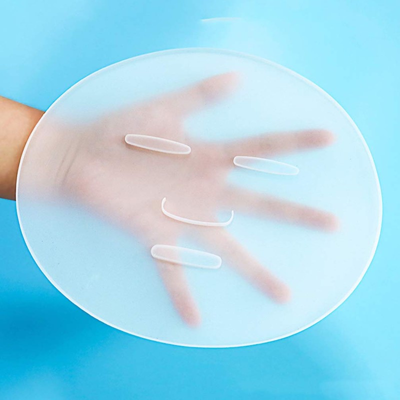LEORX 2Pcs Face Mask Maker Plate Silicone Reusable Facemask Seaweed