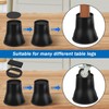 ANNKUT Bed Risers 6 Inch Heavy Duty, Round Furniture Risers