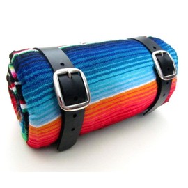 Genuine Leather Blanket Roll