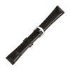 Maruman 71755 Watch Band, Cow (Calf), Made in Japan, Black,