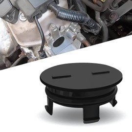 SWQS Cylinder Head Camshaft Plug with Seal for Honda Civic CR-V HR-V Insight Fit CR-Z Acur Integra, Cylinder Head Rear Cam Plug Cap Replacement 12513-P72-003, Engine Cylinder Accessories