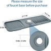 Silicone Sink Splash Guard for Kitchen & Bathroom, 17.7 inch