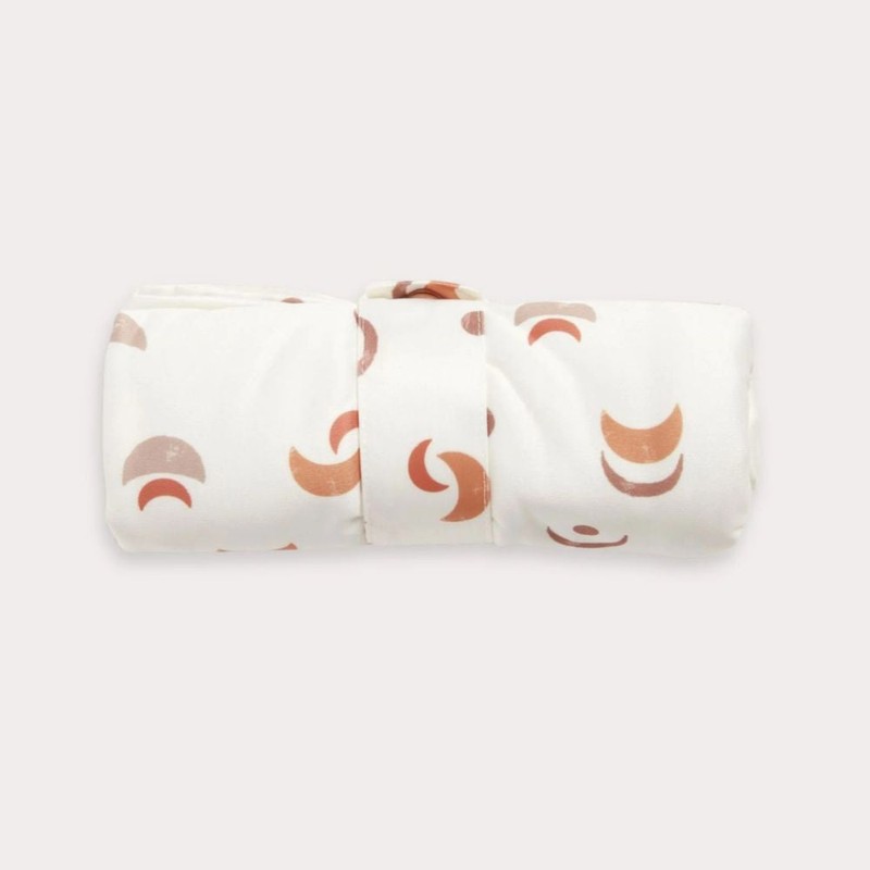 EcoNaps Travel Bamboo Rayon Velour Change Mat, Olive Leaf