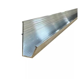 Mr Metal Aluminum 92" Gutter Rail Aluminum Channel 1 3/8" x 5/8" Trim - Trailer, RV, Home, Hauler