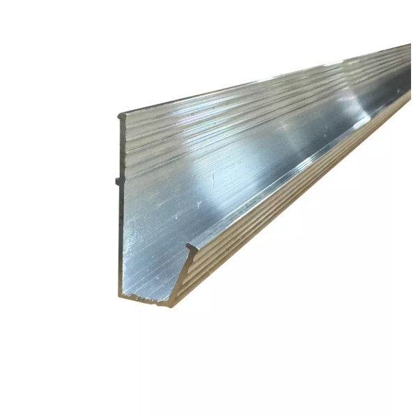 Mr Metal Aluminum 92" Gutter Rail Aluminum Channel 1 3/8"
