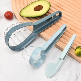 Avocado Cutter Multitool Tool Avocado Cutter 3 in 1 Avocado Corer Avocado Peeler Multifunctional Avocado Tool for Fresh Avocado Saver in Household Kitchen Safe Kitchen Tool