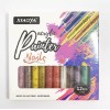 Xiaoya 12plumones Para Decoración De Uñas Acrílico Trazos Perfectos