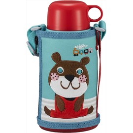 Tiger MBR-C06GGA Tiger Water Bottle, 20.3 fl oz (600 ml), Direct Drinking, Cup Included, 2-Way, Stainless Steel Bottle, Pouch Included, Sahara Colobock Annie