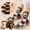 Children Socks Mid Calf Combed Cotton Thickened Cartoon Pattern Toddler