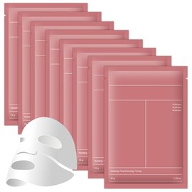 Bio Mascarilla Colageno 8pcs, Mascarillas de Colageno, Reduce los Poros, Mejora la Piel Opaca, Mejora la Elasticidad, Hidratación DuraderaUna