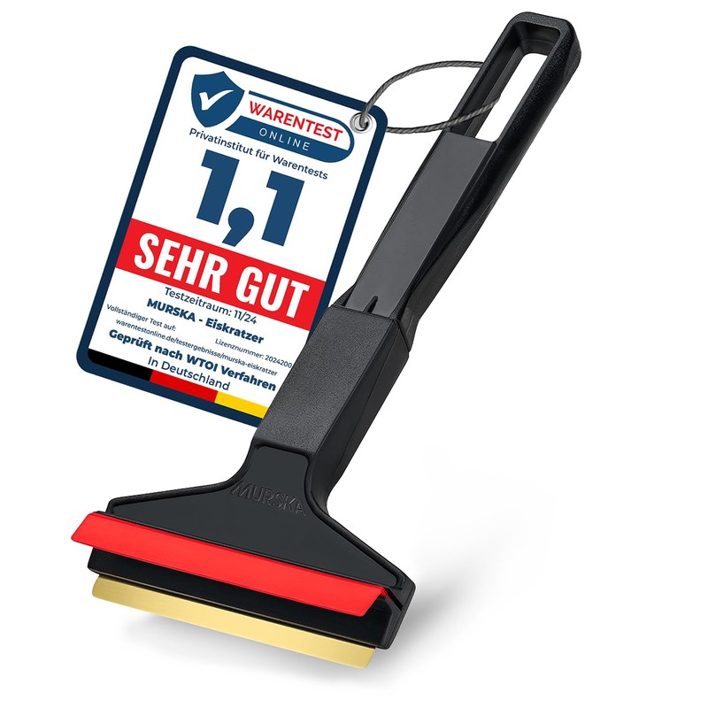 Car Ice Scraper Brass Blade - Fast, Effortless, efficient &