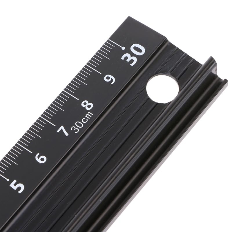 20 cm Aluminium Alloy Ruler, Stainless Steel Ruler for Measurement,