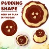Squishy Pudding, Silicone Squishy Toy Realistic Squeeze Pudding Toy Sticky
