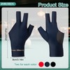 6 Pcs Billiard Gloves, 3 Fingers Pool Gloves Billiard Gloves,