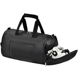 Enhanced Gym Bag with Shoe Compartment, Water-Resistant Duffle for Men & Women - Ideal for Workouts, Travel, & Sports