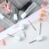 8 Pcs Barrel Cuticle Nail Drill Bit Set with Case,