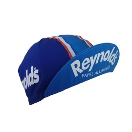 Retro cycling team cap Vintage fixie Reynolds Blue