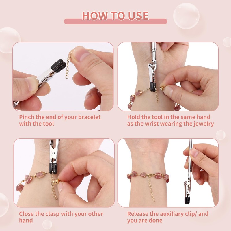 2 in 1 Bracelet Helper Tool Hook-WIFORT Metal Bracelet Helper