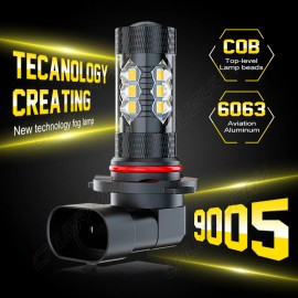 CHUSYYRAY 2x NEW 9005/HB3 4500K Golden Yellow High Power COB LED Fog Lights Driving Bulb