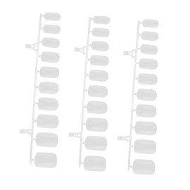 Baluue Matte False Nails 300pcs Full Cover Toe Tips for Nail Salons Diy Nail Art Supplies Plastic Traceless Design