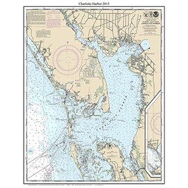 Charlotte Harbor 2015 - Gasparilla - Punta Gorda - Cayo Costa - Port Charlotte - Nautical Map Florida Custom Print - 1:80000 11426 - Reprint