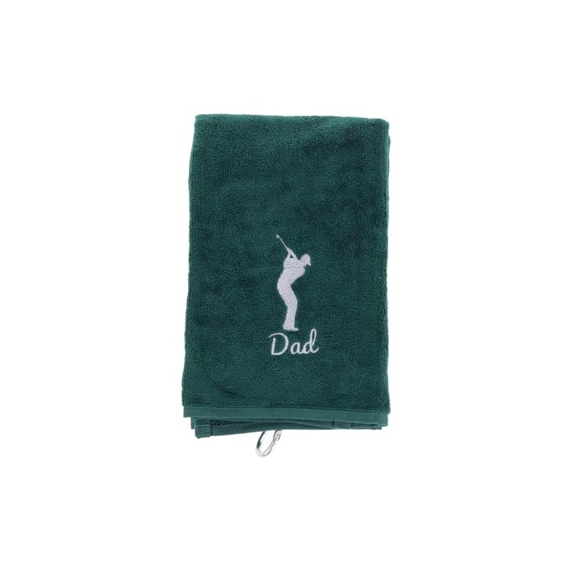 Always Looking Good Golf Towel for Dad Dark Green Luxury
