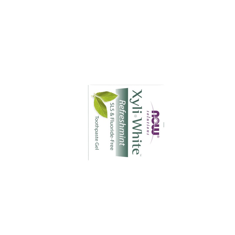 NOW Foods Solutions, Xyliwhite™ Toothpaste Gel, Refreshmint, Cleanses and Whitens,