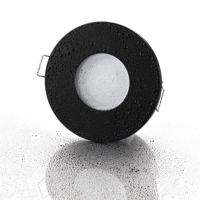 lambado® LED Spotlights Flat for Bathroom IP65 in Black -