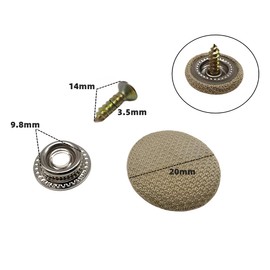 Adunsiaoto 62 Pieces Roof Liner Repair Set, Car Repair Rivets Set, Car Roof Headliner Repair Button Car Parts, Universal Roof Liner Repair Button, Car Roof Snap Rivets Holder Car (Grey)