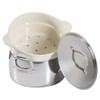 Bloomhouse 6-QT Triply Stainless Steel Dutch Oven w/Non-Stick Non-Toxic Ceramic