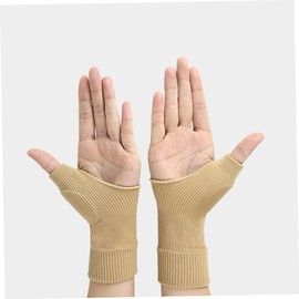 Baluue 1 Pair of Wrist Thumb Support Tendonitis Protection Gloves Simple Thumb Spica Strap