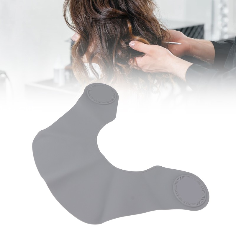 Haircut Neck Collar Soft Silicone Waterproof Hair Coloring Dyeing Neck