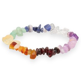 Lebensquelle Plus Chakra Chip Bracelet | High Quality Gemstone Bracelet, Gemstone, Various